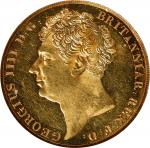 GREAT BRITAIN. 2 Pounds, 1823. London Mint. George IV. PCGS MS-63.
