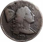 1794 Liberty Cap Cent. S-65. Rarity-2. Head of 1794. Good-6, Porous.