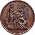 1853 Exhibition of the Industry of All Nations Award Medal. Harkness Ny-355, Julian AM-16. Bronze. M