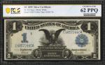 Fr. 235. 1899 $1 Silver Certificate. PCGS Banknote Uncirculated 62 PPQ.