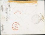 Hong Kong Covers and Cancellations Marine Sorters — Type 2; 1873 (5 May) envelope to Hong Kong beari