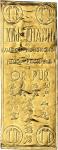 INDOCHINE - INDOCHINAIIIe République (1870-1940). Lingot d’or (plaque en or estampée) de la maison K