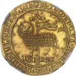 FRANCE / CAPÉTIENSJean II le Bon (1350-1364). Mouton d or ND (1355).