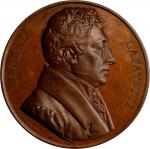 1824 Lafayette Portrait Medal. Fuld-LA.1824.5, Olivier-35. Bronze. Mint State.