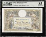 FRANCE. Banque de France. 100 Francs, 1908. P-69. PMG Choice Very Fine 35.