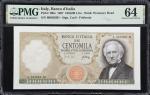 ITALY. Banca dItalia. 100,000 Lire, 1967. P-100a. PMG Choice Uncirculated 64.