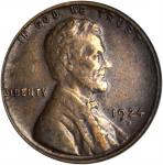 1924-D Lincoln Cent. EF-45 BN (NGC).