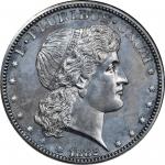1882 Pattern Shield Earring Half Dollar. Judd-1700, Pollock-1902. Rarity-7-. Silver. Reeded Edge. Pr