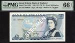 Bank of England, J.B. Page, £5, ND (1971), serial number A01 000037, (EPM B332, Pick 378a), in PMG h