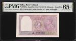INDIA. Reserve Bank of India. 2 Rupees, ND (1943). P-17b. PMG Gem Uncirculated 65 EPQ.