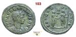 AURELIANO  (270-275)  Asse D/ Busto laureato e corazzato  R/ Severina ed Aureliano si stringono la m
