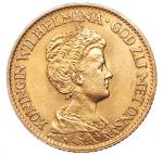 1912年荷兰女王像金币一枚