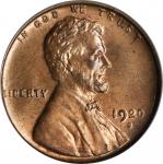 1920-S Lincoln Cent. MS-65 RB (PCGS).