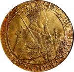SCOTLAND. Unite (Sceptre), ND (1609-25). Edinburgh Mint. James VI. NGC EF-40.