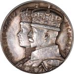 Great Britain, silver George V Silver Jubilee medal, 1935 Conjoined busts of King George V & Queen M