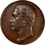 FRANCE. Louis Napleon Bronzed Copper Medal, ND (1851). Paris Mint. PCGS SPECIMEN-65.