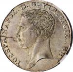 ITALY. Naples. 120 Grana, 1808. Joseph Napoleon. NGC AU-55.
