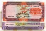 BANKNOTES. MACAU. Banco Nacional Ultramarino: Specimen 10-Patacas, 8 January 2001, serial no.BA00000