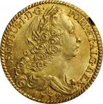 BRAZIL. 6400 Reis, 1772-R. Rio de Janeiro Mint. Jose I. NGC MS-62.