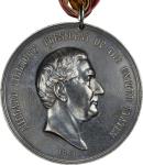 1850 Millard Fillmore Indian Peace Medal. Silver. First Size. Julian IP-30, Prucha-48. Extremely Fin