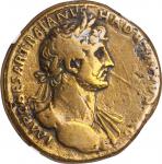HADRIAN, A.D. 117-138. AE Sestertius (25.45 gms), Rome Mint, 118 A.D. NGC Ch F, Strike: 4/5 Surface: