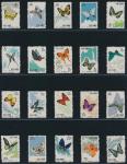 China PR.; 1963 "Butterflies - (S56: s285-304)" - set of 20. Unmounted mint. Fine. F.(20) 