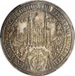 AUSTRIA. Salzburg. 1/2 Taler, 1628. Paris von Lodron. PCGS MS-65 Gold Shield.