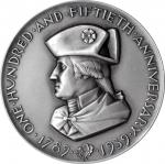 1939 Washington Sesquicentennial ANS Medal. By Albert Stewart. Baker-3000, Miller-47. Silver. Edge #