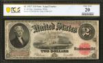 Fr. 60. 1917 $2  Legal Tender Note. PCGS Banknote Very Fine 20.