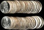 Roll of 1954 Washington Quarters. Mint State (Uncertified).