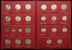 1984-91年中国流通纪念币一册，内附24枚纪念币 完未流通