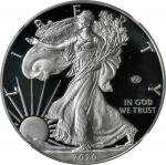 2020-W Silver Eagle. 75th Anniversary of the End of World War II V75 Privy Mark. Proof-70 Ultra Came