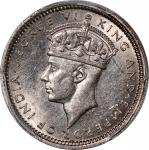 1941-KN香港乔治六世五仙，PCGS AU58，诺顿造币厂铸，重要年份