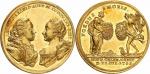 Leopold II (1790-1792). Médaille en or au poids de 3 et 1/2 ducats, 1765, frappée pour célébrer le m