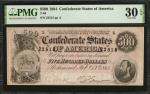 T-64. Confederate Currency. 1864 $500. PMG Very Fine 30 EPQ.