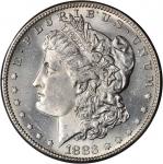 1883-S Morgan Silver Dollar. MS-64 (PCGS). OGH--First Generation.