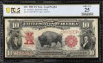 Fr. 122. 1901 $10  Legal Tender Note. PCGS Banknote Very Fine 25.