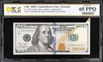 Lot of (3) Fr. 2187-D. 2009A $100 Federal Reserve Notes. Cleveland. PCGS Banknote Gem Uncirculated 6