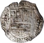 BOLIVIA. Cob 8 Reales, ND (1616-17)-PM. Potosi Mint. Philip III. PCGS Genuine--Salt Water Damage, EF