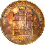 1856 (ca. 1859) Sages Masonic Medalets -- No. 1, Old Masonic Hall, Broadway, N.Y. Original. Bowers-1
