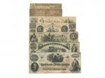 美国地方发行各种纸钞共102张，美品至未使用