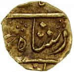 India - Colonial. BOMBAY PRESIDENCY: AV rupee (1/15 mohur) (0.79g), Surat, frozen year 46, Stv-6.159