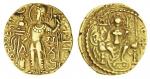 India, Gupta Empire, Samudragupta I (c. 335-80), gold Dinar, 7.59g, standard type, nimbate king stan