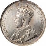 CANADA. Newfoundland. 50 Cents, 1917-C. Ottawa Mint. PCGS MS-64.