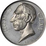 1844 Henry Clay. DeWitt-HC 1844-7. White metal. 41.2 mm. MS-65 PL (NGC).