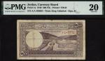 The Hashemite Kingdom of the Jordan,  First Issue , 500 fils, 1949, serial number A/A 406664, signat