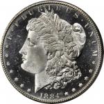 1884-CC Morgan Silver Dollar. MS-65+ DMPL (PCGS). CAC.