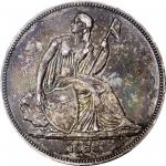 1836 Gobrecht Silver Dollar. Name on Base. Judd-60 Original, Pollock-65. Rarity-1. Silver. Plain Edg