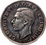 CANADA. Dollar, 1945. Ottawa Mint. George VI. NGC AU-58.