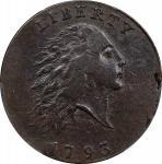 1793 Flowing Hair Cent. Chain Reverse. S-1. Rarity-4. AMERI. AU-50 (PCGS).